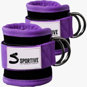 Ankle Strap for Cable Machines- Purple
