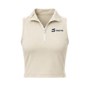 Sleeveless Zip Top for Women